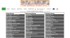Desktop Screenshot of haircutstory.net